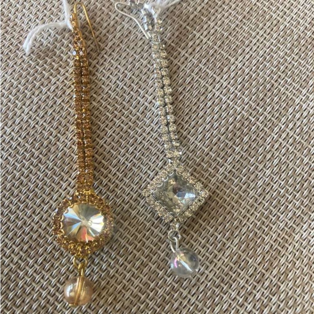 Sparkling Gold & Silver Hair Charms – Rhinestone little girl bindi